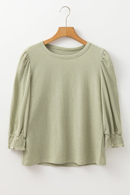 Women Textured Half Sleeve Blouse | Marcelle