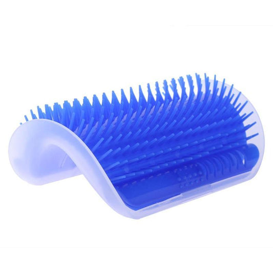 Cat Self Grooming Wall Scratcher Black Plastic | Kitty Korner-1