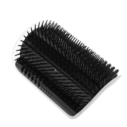 Cat Self Grooming Wall Scratcher Black Plastic | Kitty Korner-4
