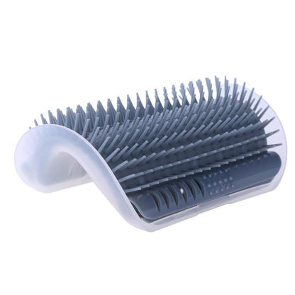 Cat Self Grooming Wall Scratcher Black Plastic | Kitty Korner-6
