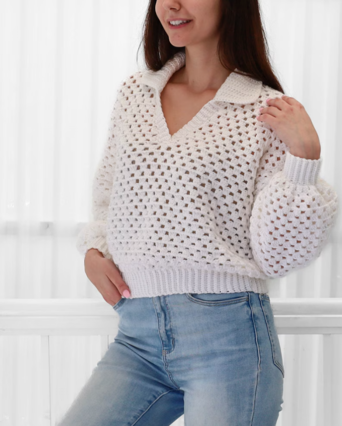 Women Hippie-Inspired Oversized Cardigan | Ludovica