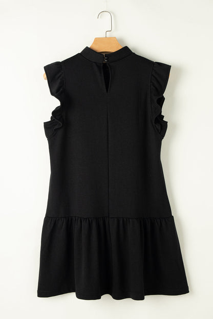 Shift Dress with Round Neck | Caylee