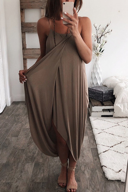 Relaxed Draped Maxi Dress | Jolie