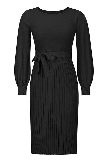 Elegant Knit Midi Dress | Raina