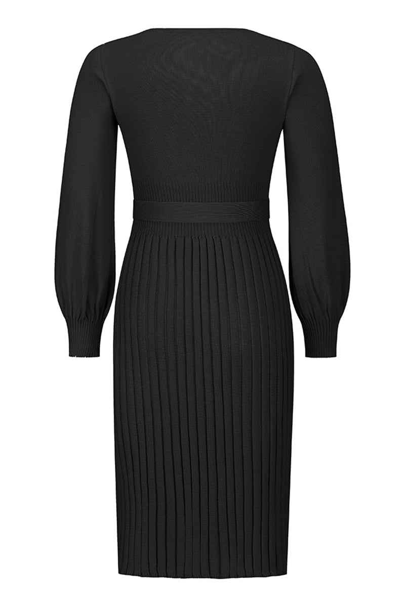 Elegant Knit Midi Dress | Raina