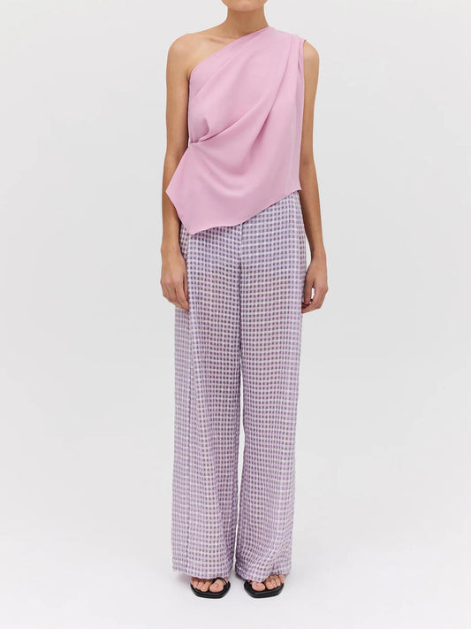 Women Blouse Rose Pink Georgette | Antonia-1