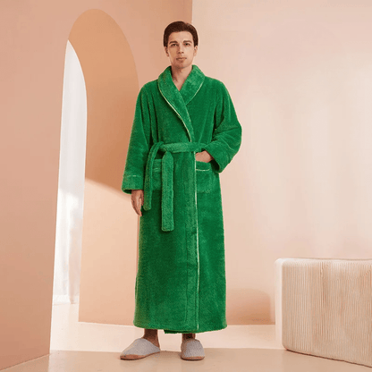 Neville | Unisex Plush Fleece Bathrobe for Women