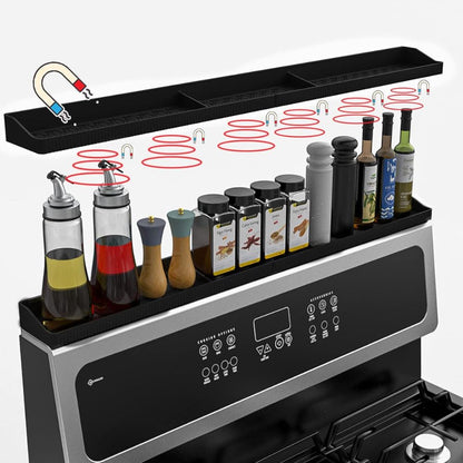 Kitchen Magnetic Shelf Black Silicone | Organizer 4
