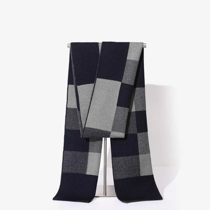 Men Patterned Winter Scarf | Veniel