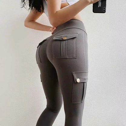 Women High-Waisted Cargo Leggings | Ed