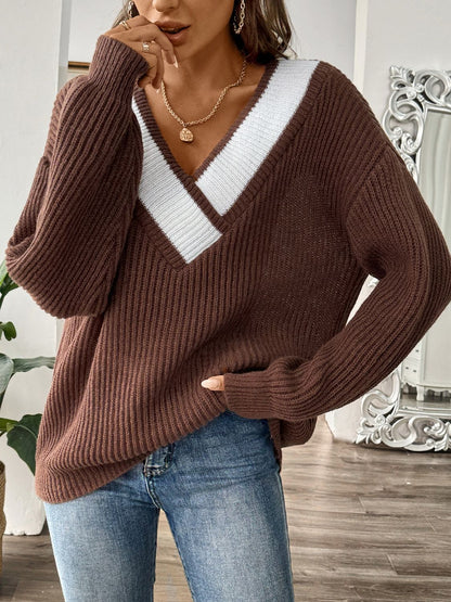Women Off-Shoulder Knit Sweater | Raquel