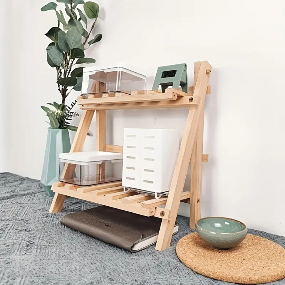 Home Wood Rack Natural Wood | Nordic Design 2