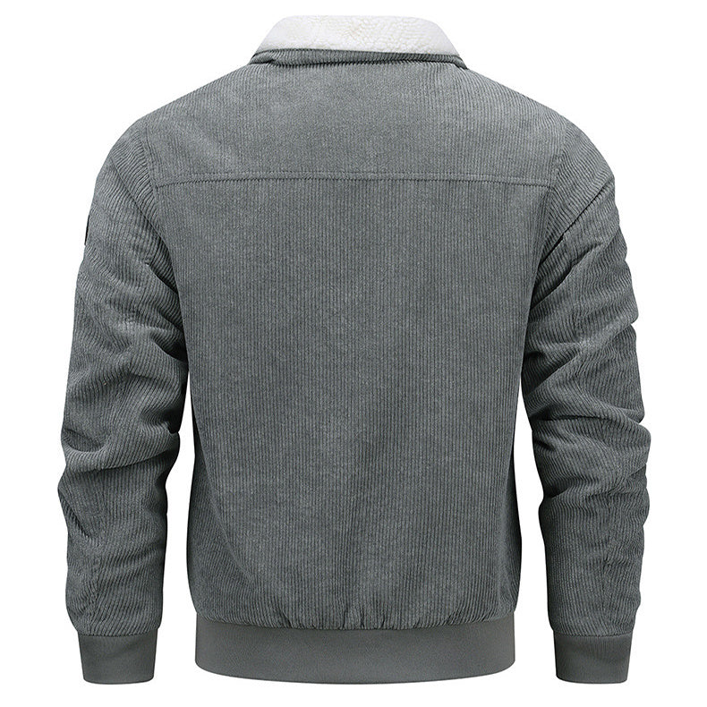 Men Sherpa-Lined Corduroy Jacket | Leonard