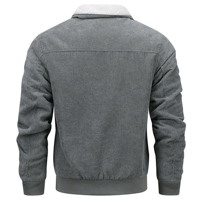 Men Sherpa-Lined Corduroy Jacket | Leonard