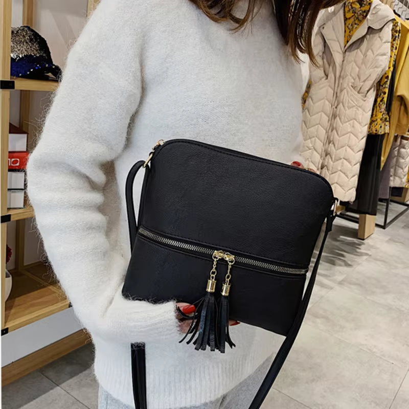 Tassel Crossbody Shoulder Bag