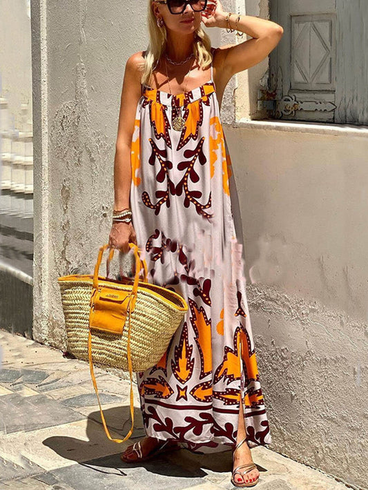 Women Midi Dress Multi-Color Polyester | Jovia-1