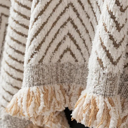 Sofa Cover Grey Microfiber Herringbone | Elegant Home Decor 6