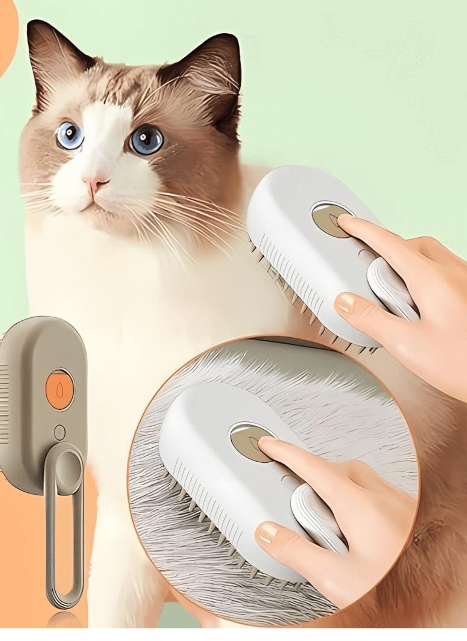 Pet Hair Steamer for Dogs and Cats | GroomEase-3