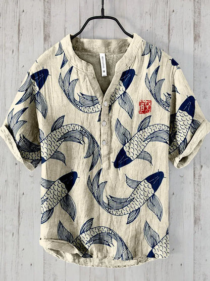 Men's Casual Shirt Multi-Color Cotton | Jørgen-1