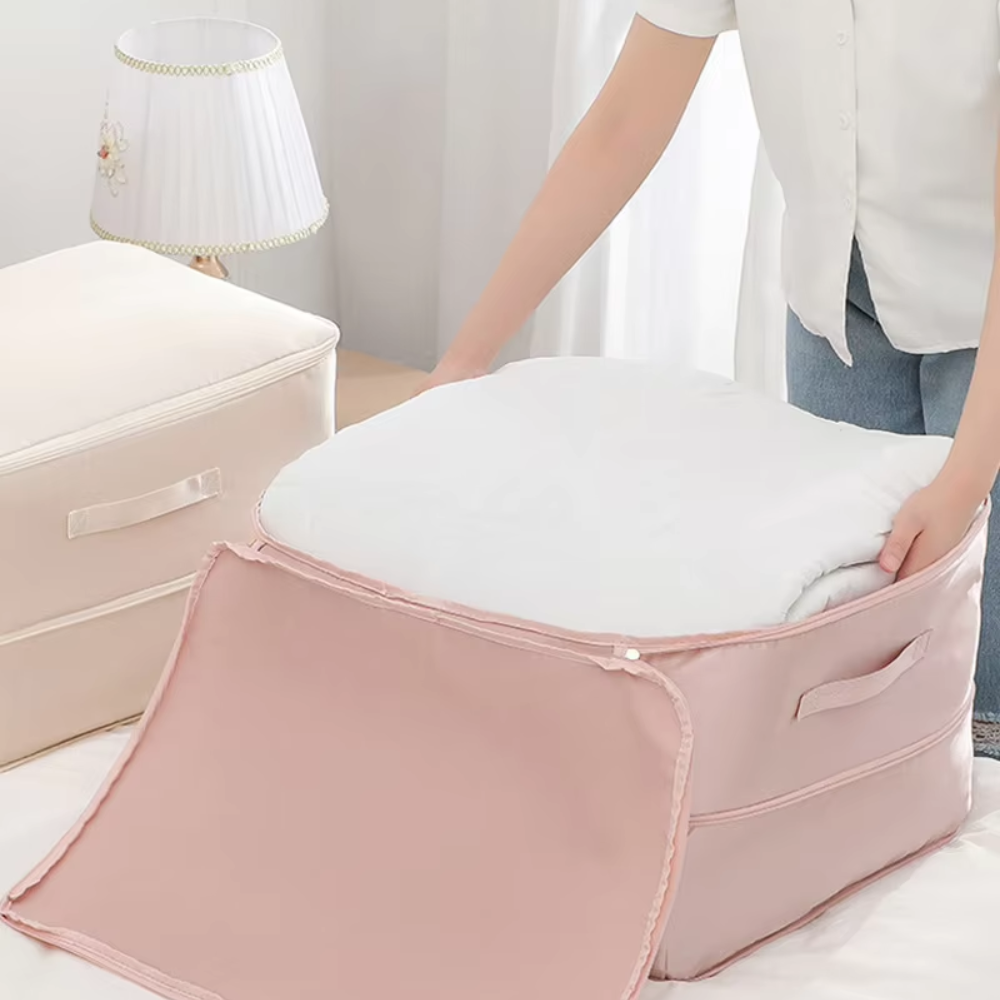 Unisex Storage Organizer Pink Satin | Clutter-Free Companion 2