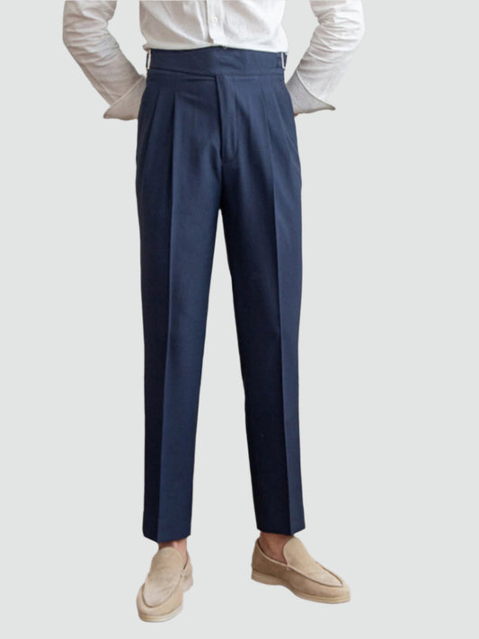 Men's Pants Black Premium Fabric | Louie-1