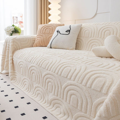 Sofa Cover Grey Microfiber | Celeste 5