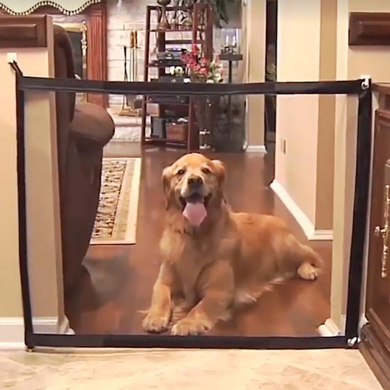 Pet Gate Foldable Barrier Non-Toxic Fabric | Guardian-2