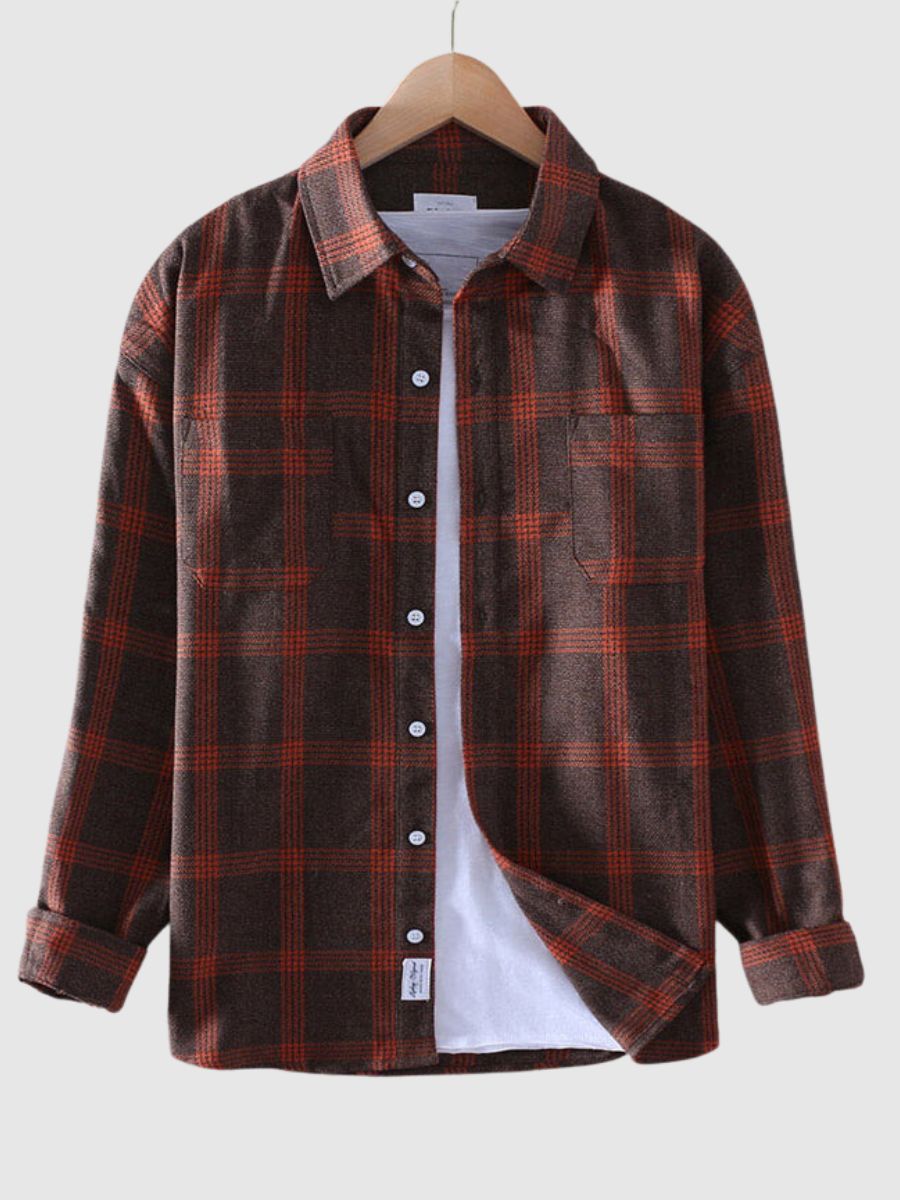 Classic Plaid Flannel Shirt | James