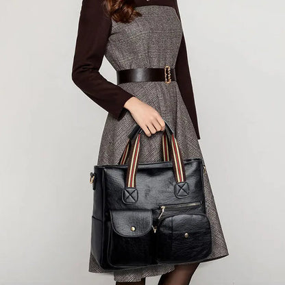 Women Multi-Pocket Tote Bag | Eva
