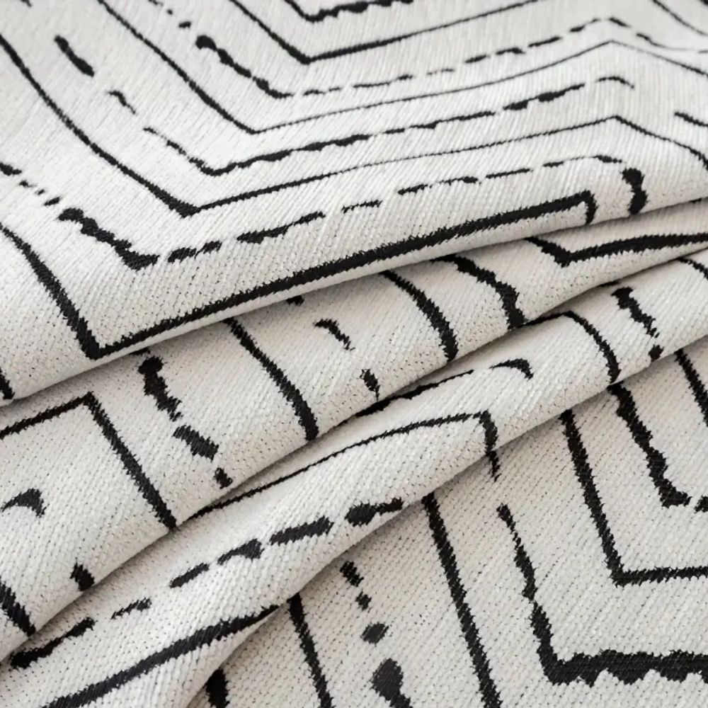Sofa Cover Beige Chenille Textured Weave | Horizon 4
