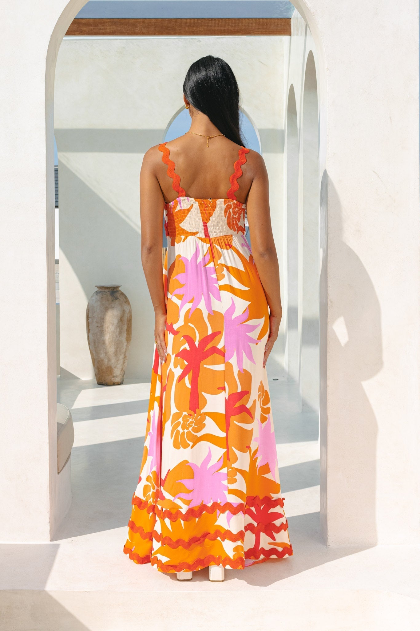 Vibrant Tropical Maxi Dress | Solara