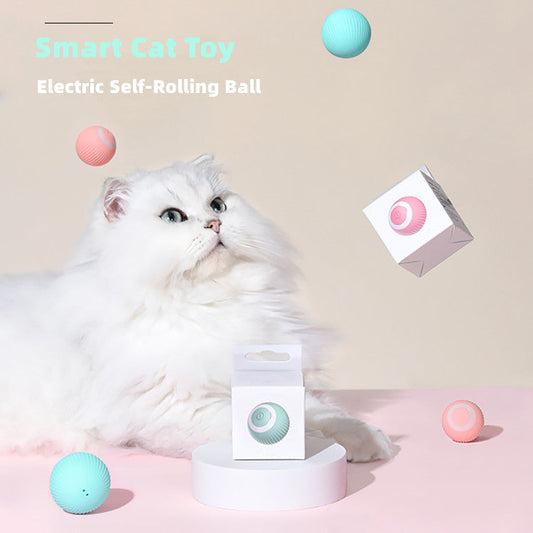 Interactive Cat Toy Multi-Color Durable Plastic | Purrball-1