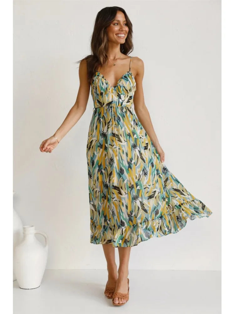 Flowy Summer Maxi Dress | Macy