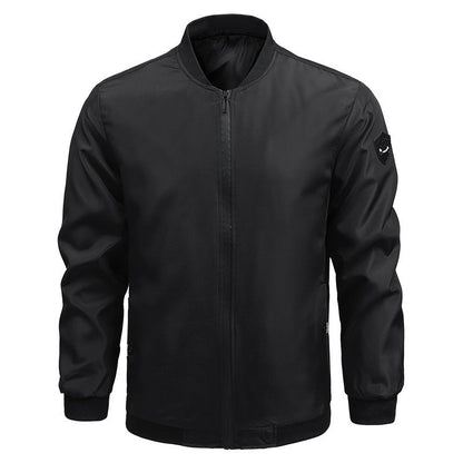 Men Classic Zip-Up Bomber Jacket | Ray