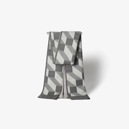 Men Patterned Winter Scarf | Veniel
