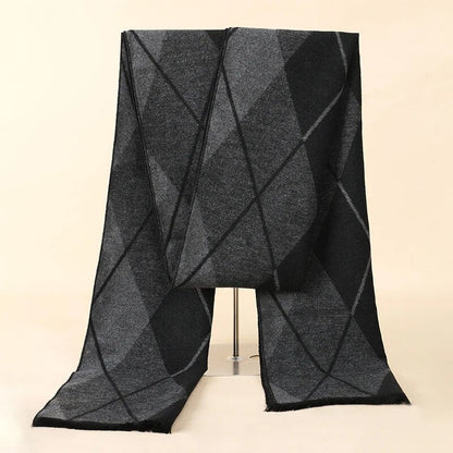 Men Abstract Patterned Winter Scarf | Jerome