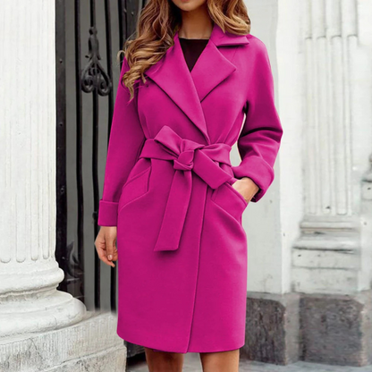 Muriel - Winter trench coat - Classic lapel