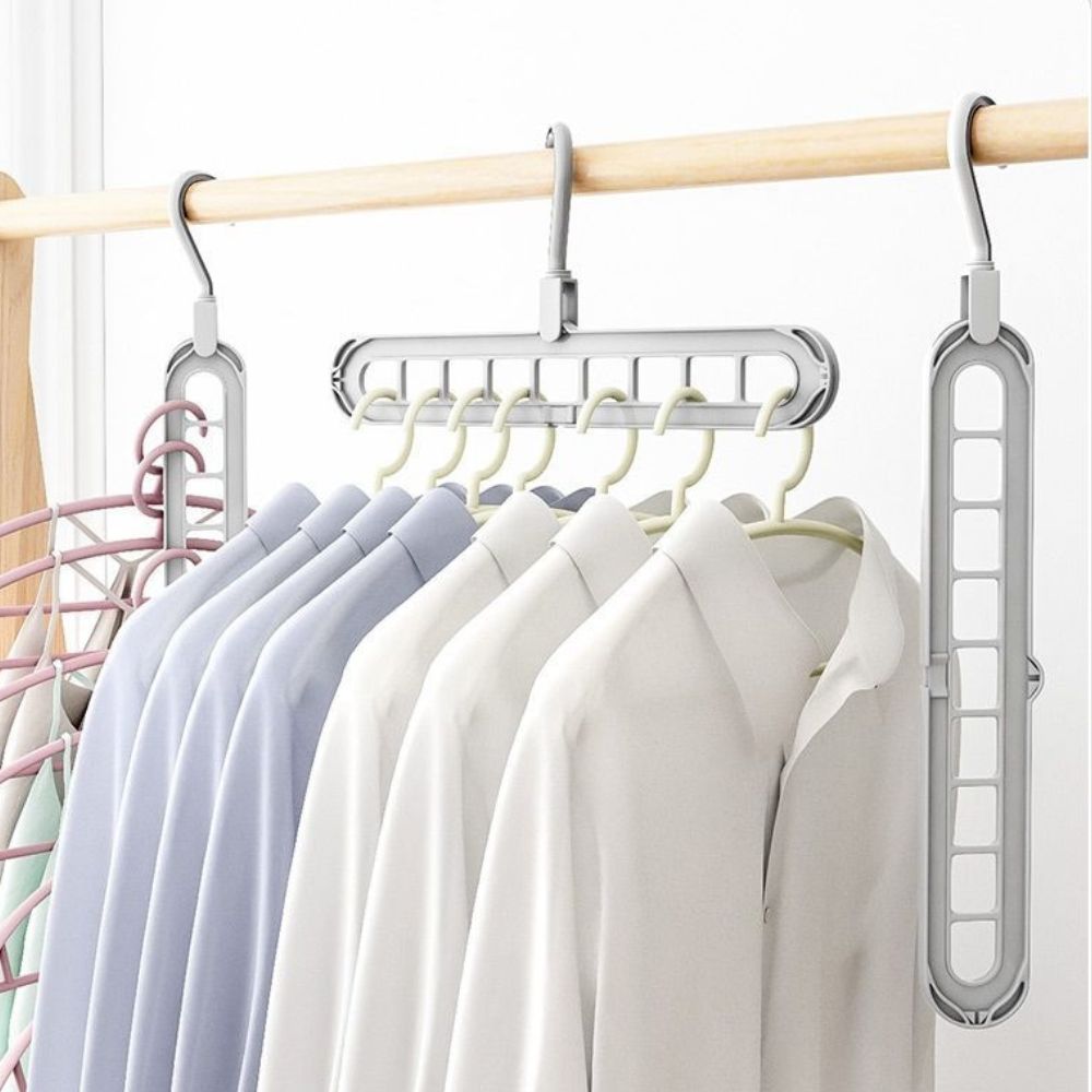 Closet Organizer Two-Way Swivel Hanger High-Quality Plastic | Closet Storage Solution 4