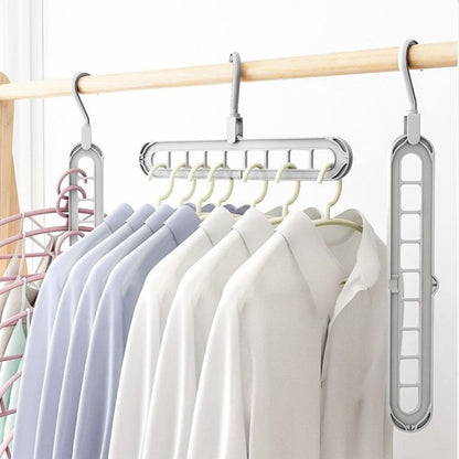 Closet Organizer Two-Way Swivel Hanger High-Quality Plastic | Closet Storage Solution 4