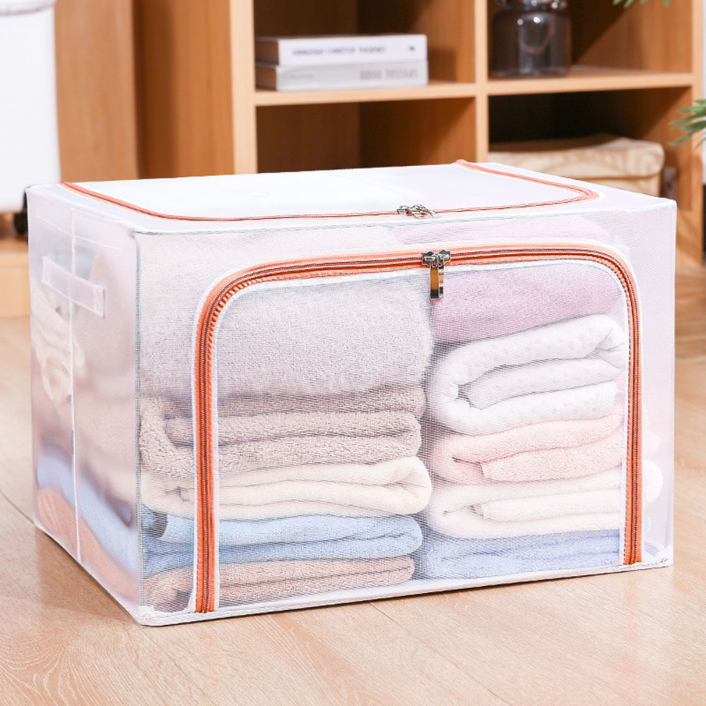 Variant image for Storage Box Organizer Navy Blue Oxford Cloth | Serenity-3