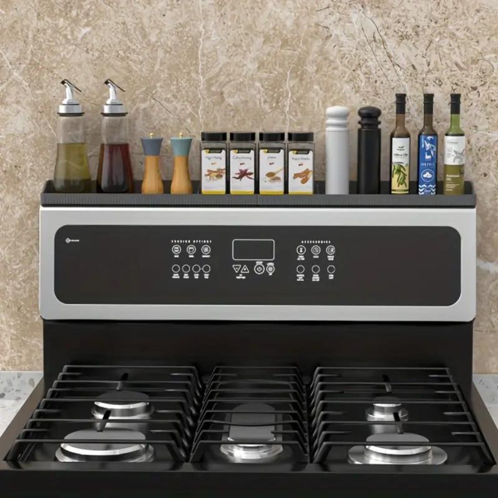 Kitchen Magnetic Shelf Black Silicone | Organizer 2