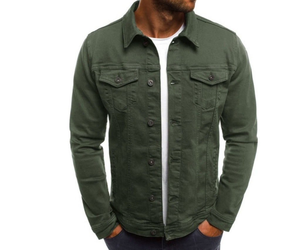 Variant image for Men's Jacket Blue Denim Cotton | Classic Style-22