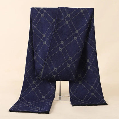 Men Abstract Patterned Winter Scarf | Jerome