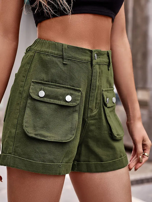 Men's Cargo Shorts Blue Denim | Urban Explorer-1