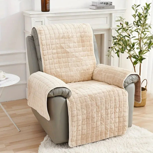 Recliner Chair Cover Velvet Microfibre | Cozy Elegance 1