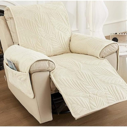 Recliner Chair Cover Green Microfiber | Nature's Touch 1