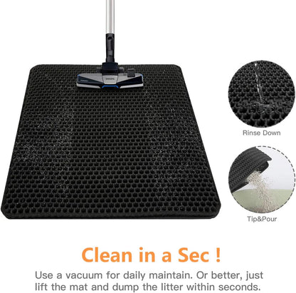 Cat Litter Mat Foldable Waterproof | Kitty Comfort-4