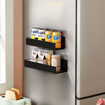 Magnetic Spice Rack Black Carbon Steel | Kitchen Organizer 4