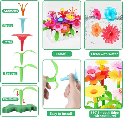 Kids Building Toy Set Multicolor Plastic | Blooming Creativity-4