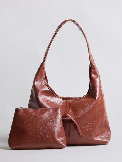 Sleek Leather Bag | Agatha